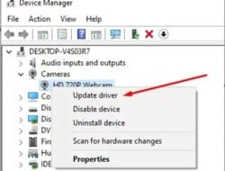 6 Cara Mengaktifkan kamera laptop Toshiba Windows 7 Terbaru